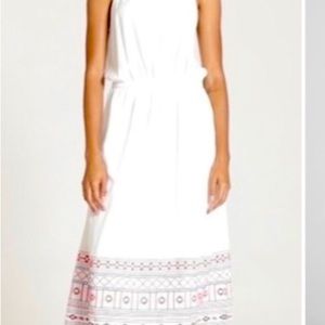 Gap linen embroidered dress size Medium.